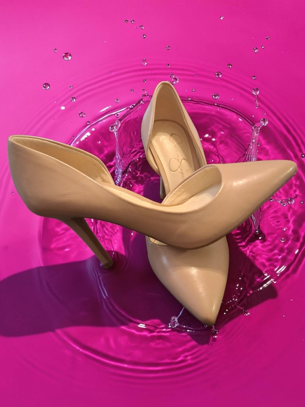 Jessica Simpson Prizma Pumps Stiletto Heel Pointed Toe Women's Shoes Size 6.5